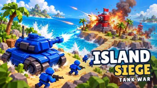 Island Siege: Tank War logo